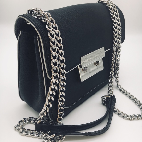 Michael Kors Handbags - Michael Kors saffiano Sloan Editor black bag